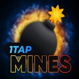 1Tap Mines game by Turbo Games – logo hosted on Legiano Casino