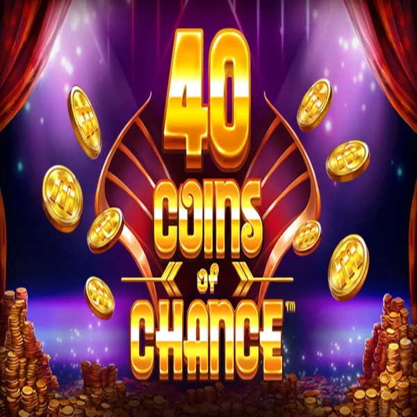Official Slots logo: 40 Coins of Chance by SYNOT Games at Legiano Casino