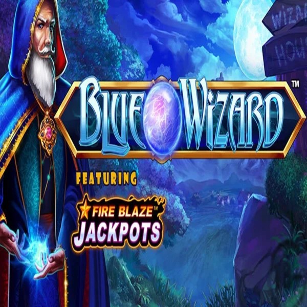 Play Blue Wizard Fire Blaze Jackpots slot by Rarestone Gaming on legiano-gr.com