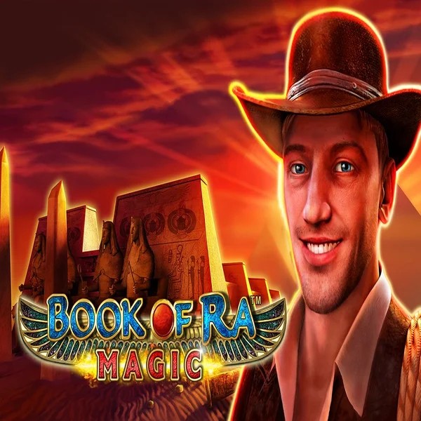 Book of Ra Magic logo – Slots by Greentube at Legiano Casino