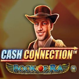 Cash Connection Book Of Ra slot logo by Novomatic at Legiano Casino