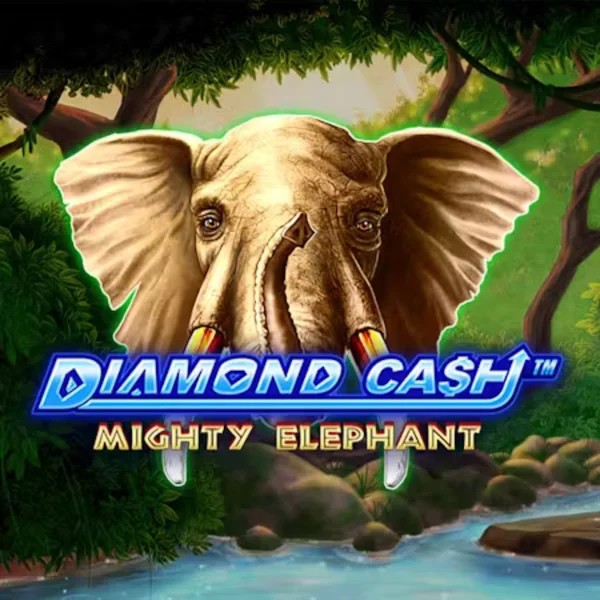 Diamond Cash Mighty Elephant by Greentube, showcased at legiano-gr.com – game logo