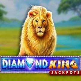 Official Jackpots logo: Diamond King Jackpots by SpinPlay Games at Legiano Casino