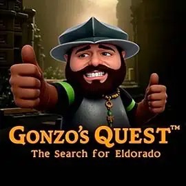 Official Slots logo: Gonzo's Quest by NetEnt at Legiano Casino