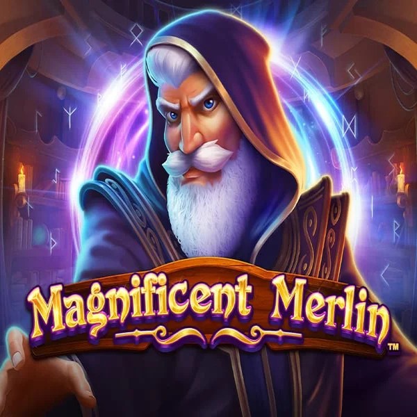 Slots logo of Magnificent Merlin from Greentube at Legiano Casino