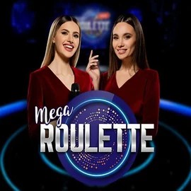 Official Live Casino logo: Mega Roulette by Pragmatic Play at Legiano Casino