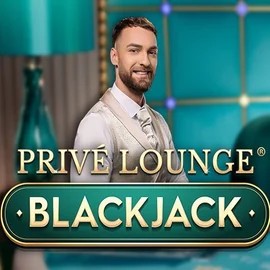Privé Lounge Blackjack slot logo by Pragmatic Play at Legiano Casino
