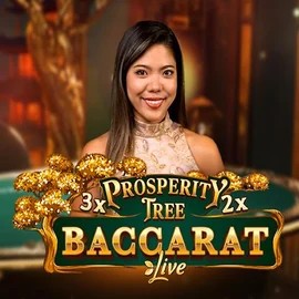 Official Live Casino logo: Prosperity Tree Baccarat by Evolution at Legiano Casino