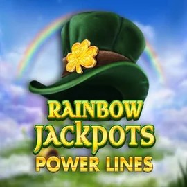 Rainbow Jackpots Power Lines logo – Jackpots by Red Tiger Gaming at Legiano Casino