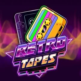 Retro Tapes slot logo by Push Gaming at Legiano Casino