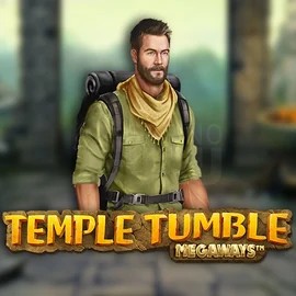 Temple Tumble Megaways slot logo by Relax Gaming at Legiano Casino