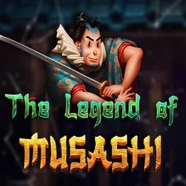 The Legend of Musashi slot logo by Peter & Sons at Legiano Casino