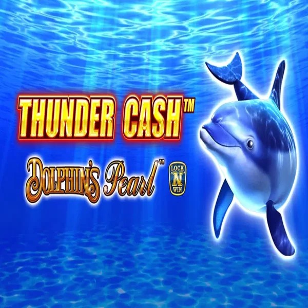 Thunder Cash Dolphins Pearl by Novomatic, showcased at legiano-gr.com – game logo