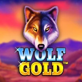 Wolf Gold online game logo by Pragmatic Play on legiano-gr.com